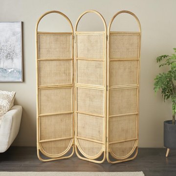 image Rattan Oval Screen