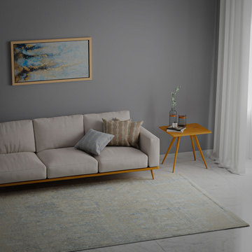 Couture Gray/Ivory Area Rug - 10′0″ X 13′0″