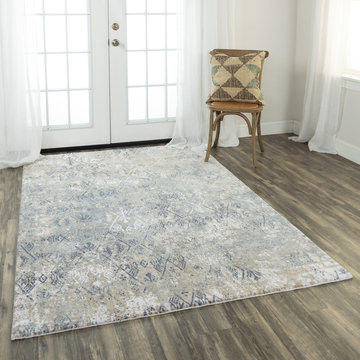 Rohan Elite Ivory/Grey Area Rug - 9′0″ X 12′0″