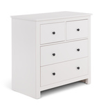 Ideal 4 Drawer Chest - Off White thumbnail 1