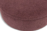 Plum Round Storage Ottoman thumbnail 3