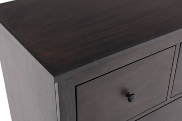 Ideal 4 Drawer Chest - Smoked Pewter