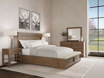 image Sky Parlor Queen Storage Bedroom Suite