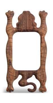 image Tibetan Tiger Wall Mirror