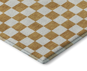 Checkmate Copper Area Rug - 5′0″ X 7′6″