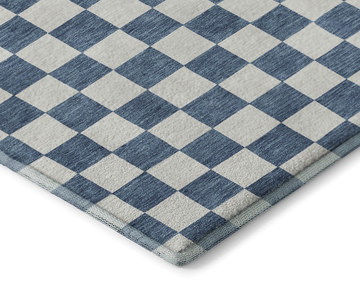 Checkmate Denim Area Rug - 5′0″ X 7′6″