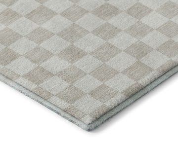 Checkmate Linen Area Rug - 5′0″ X 7′6″