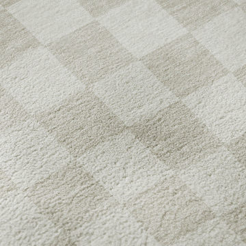 Checkmate Linen Area Rug - 5′0″ X 7′6″