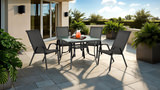Park Avenue 5 Piece Patio Dining Set - Grey thumbnail 3