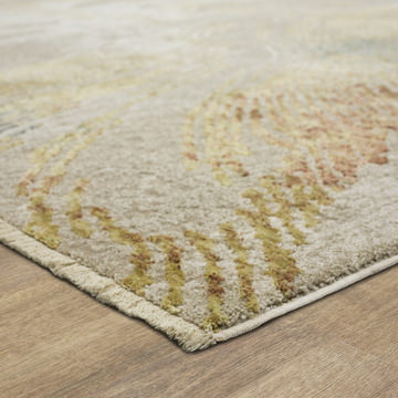Memento Artifact Beige Area Rug - 5′0″ X 7′6″