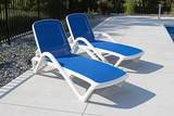 Poolside Chaise Lounge - Blue thumbnail 8