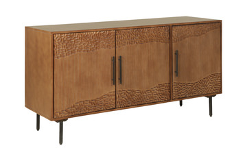 image Phoenix 3 Door Carved Sideboard