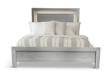 Sandalwood King Panel Bed