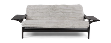 Vermillion Futon With Corduroy Fog Mattress