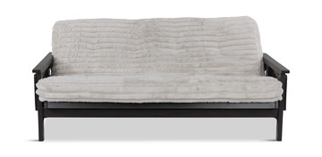 Vermillion Futon With Corduroy Fog Mattress