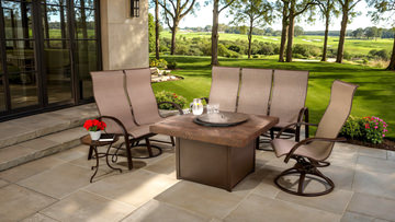 Stella High Back Sling Sofa 