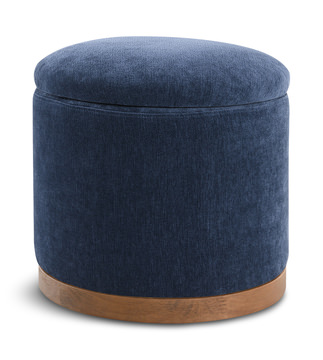 image Swivel Storage Ottoman