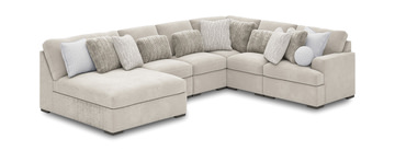 image Polar 6 Piece Sectional - Left Facing Chaise