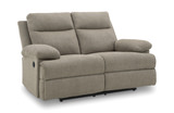 Stanton Reclining Loveseat - Mocha thumbnail 2