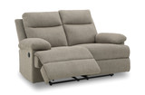 Stanton Reclining Loveseat - Mocha thumbnail 5