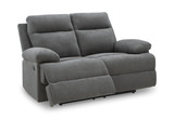 Stanton Reclining Loveseat - Charcoal thumbnail 4
