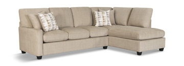 image Gibson Sectional with Right Chaise - Desert