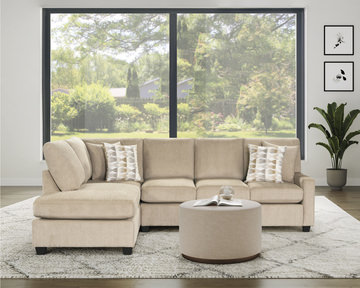 Gibson Sectional with Left Chaise - Desert