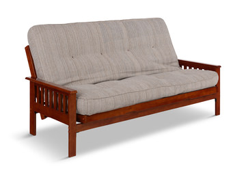 Trinity Full Futon With Cotton And Foam Cushion - Taxi Woodsmoke