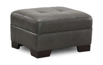 image Millard Leather Ottoman