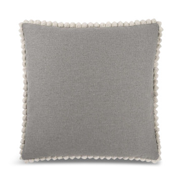 image Pom Chic-Grey 24″ Pillow