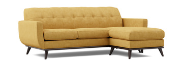 Elliot Sofa with Chaise - Sunflower