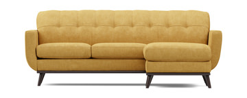 image Elliot Sofa with Chaise - Sunflower