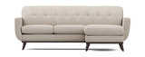 Elliot Sofa With Chaise - Pebble thumbnail 1