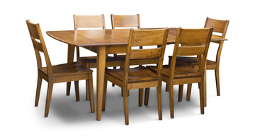 Lane Drop Leaf Table With 4 Emmitt Side Chairs
