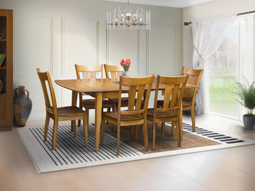 Lane Drop Leaf Table With 4 Sterling Dining Chairs