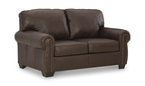 Phillip Leather Loveseat thumbnail 2