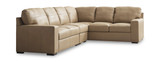 Naveen 3 Piece Leather Sectional - Left Loveseat thumbnail 1