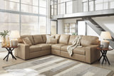 Naveen 3 Piece Leather Sectional - Right Loveseat thumbnail 3