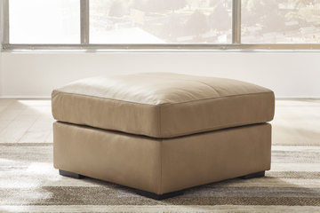 Naveen Leather Ottoman