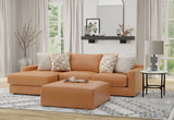 Ken Leather Sofa With Left Arm Chaise - Whiskey thumbnail 4