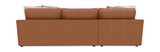 Ken Leather Sofa With Left Arm Chaise - Whiskey thumbnail 3
