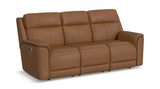 Mustang Leather Power Reclining Sofa thumbnail 2