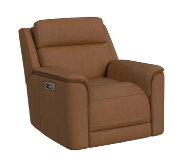 image Mustang Leather Power Recliner 