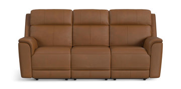 image Mustang Leather Power Reclining Sofa