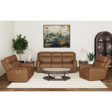 Mustang Leather Power Reclining Sofa thumbnail 6