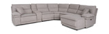 Leo 6 Piece Power Reclining Modular Sectional thumbnail 1