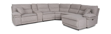 image Leo 6 Piece Power Reclining Modular Sectional