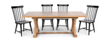Clear Lake Trestle Table With 4 Windsor Side Chairs thumbnail 2