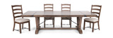 Yellowstone Dining Table With 4 Ladderback Chairs thumbnail 2