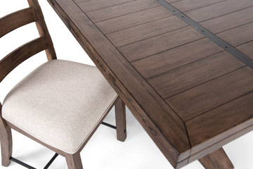 Yellowstone Dining Table With 4 Ladderback Chairs